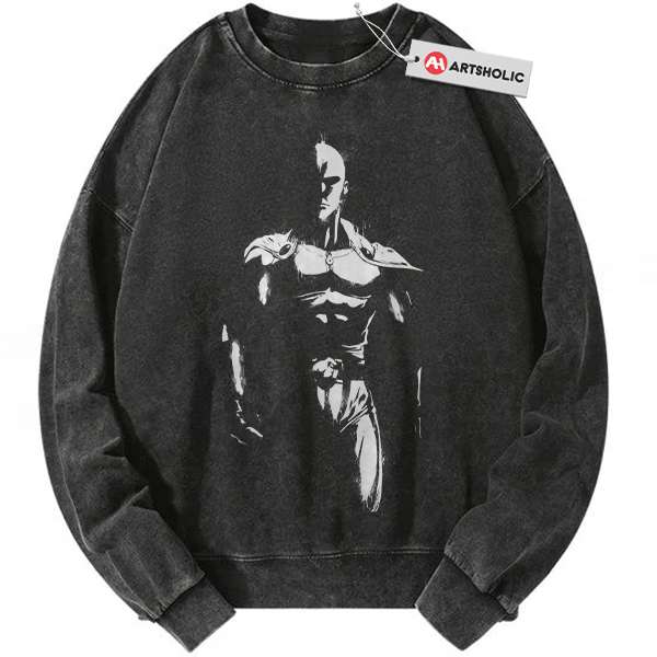 Saitama Sweatshirt, One Punch Man Sweatshirt, Anime Sweatshirt, Vintage Sweater