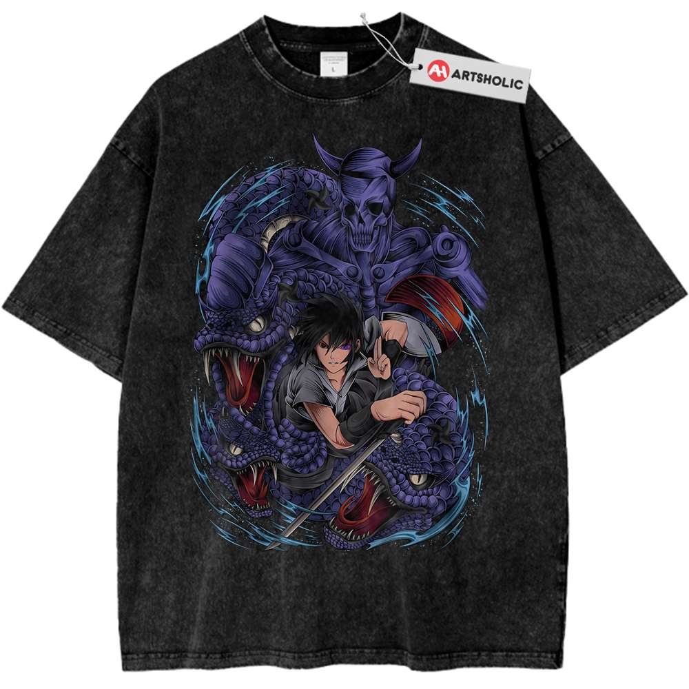 Sasuke Uchiha Shirt, Naruto Shirt, Anime Shirt, Vintage Tee