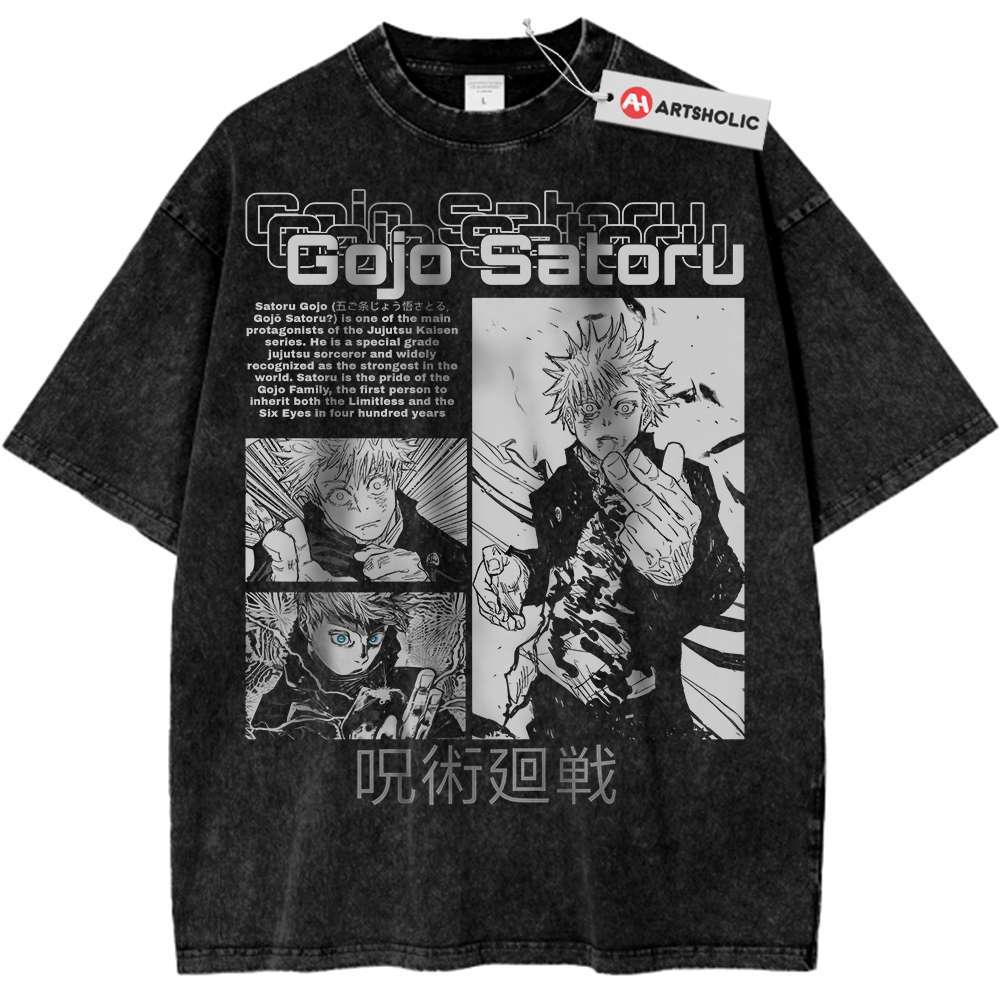 Satoru Gojo Shirt, Jujutsu Kaisen Shirt, Anime Shirt, Vintage Tee