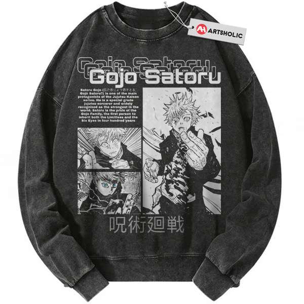 Satoru Gojo Sweatshirt, Jujutsu Kaisen Sweatshirt, Anime Sweatshirt, Vintage Sweater