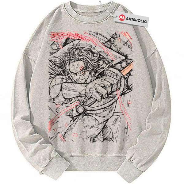 Shanks Sweatshirt, One Piece Sweatshirt, Anime Sweatshirt, Vintage Sweater