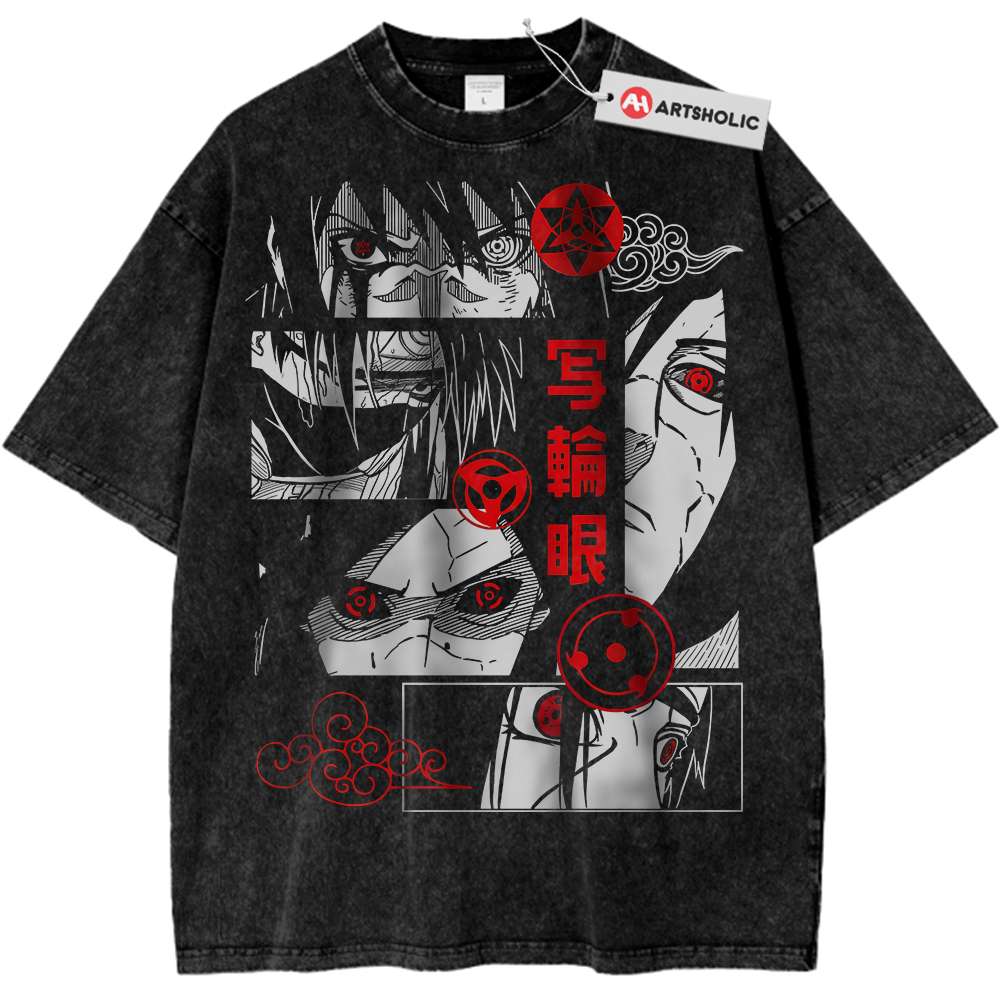 Sharingan Shirt, Naruto Shirt, Anime Shirt, Vintage T-Shirt