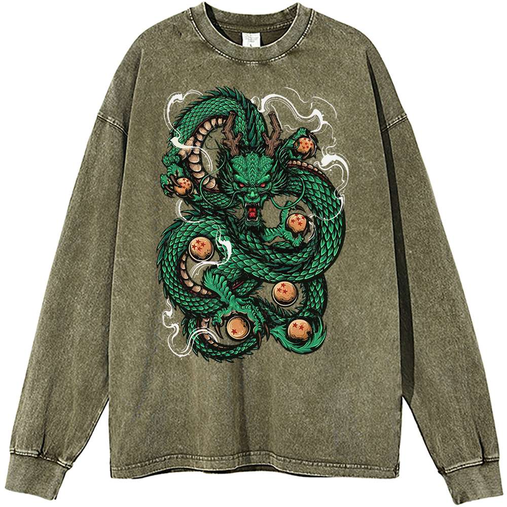 Shenron Long Sleeve, Dragon Ball Z Long Sleeve, Anime Long Sleeve, Vintage Long Sleeve Tee