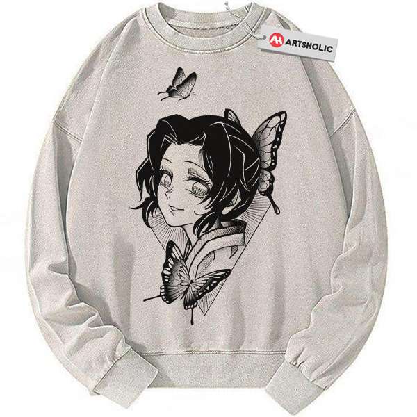 Shinobu Kocho Sweatshirt, Demon Slayer Sweatshirt, Anime Sweatshirt, Vintage Sweater