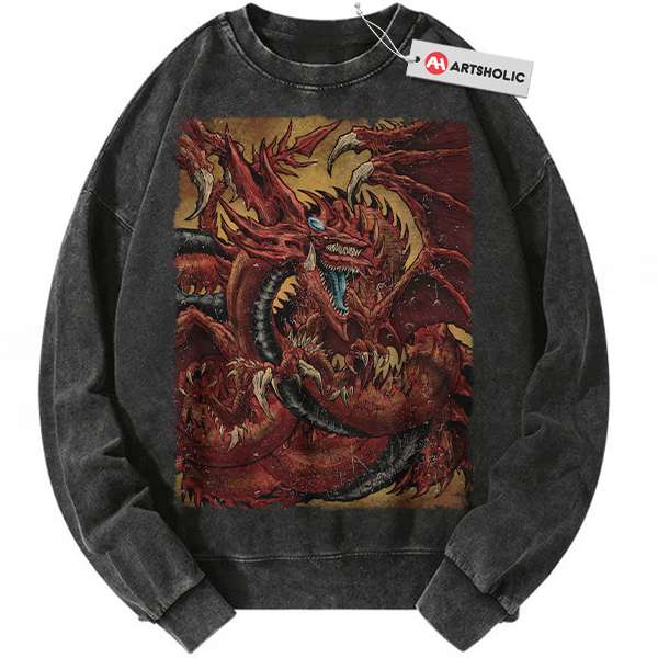 Slifer the Sky Dragon Sweatshirt, Yu-Gi-Oh! Sweatshirt, Anime Sweatshirt, Vintage Sweater