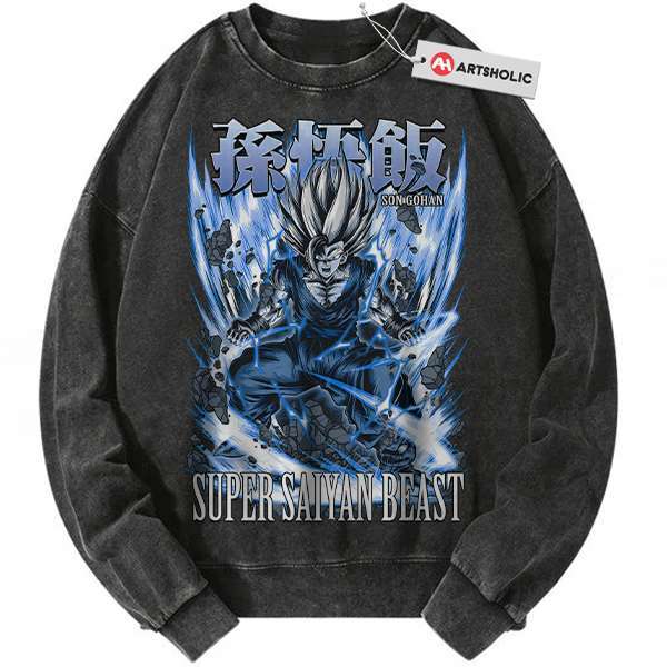 Son Gohan Sweatshirt, Dragon Ball Z Sweatshirt, Anime Sweatshirt, Vintage Sweater