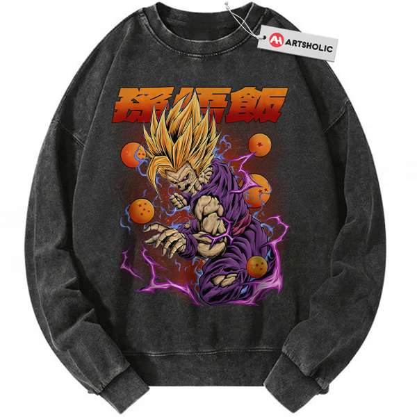 Son Gohan Sweatshirt, Dragon Ball Z Sweatshirt, DBZ Sweatshirt, Anime Sweatshirt, Vintage Sweater