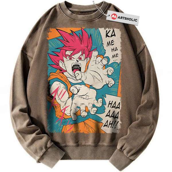 Son Goku Sweatshirt, Dragon Ball Z Sweatshirt, DBZ Sweatshirt, Anime Sweatshirt, Vintage Sweater