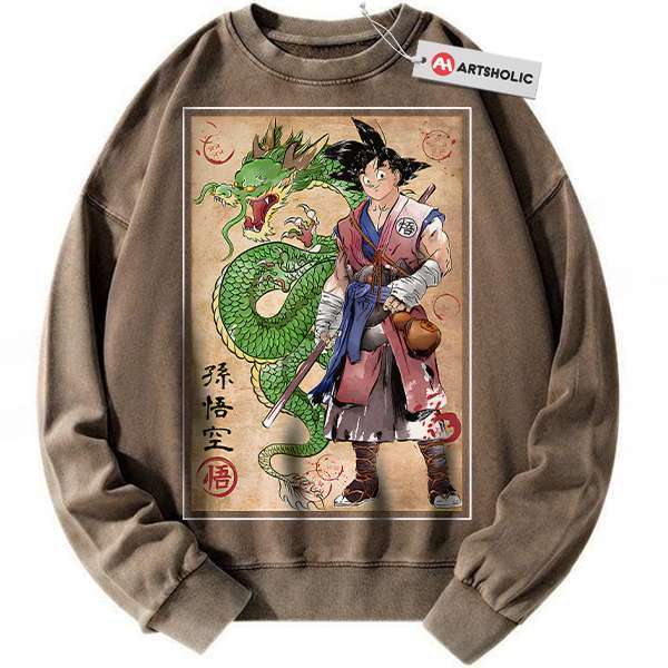 Son Goku Sweatshirt, Shenron Sweatshirt, Dragon Ball Z Sweatshirt, DBZ Sweatshirt, Anime Sweatshirt, Vintage Sweater