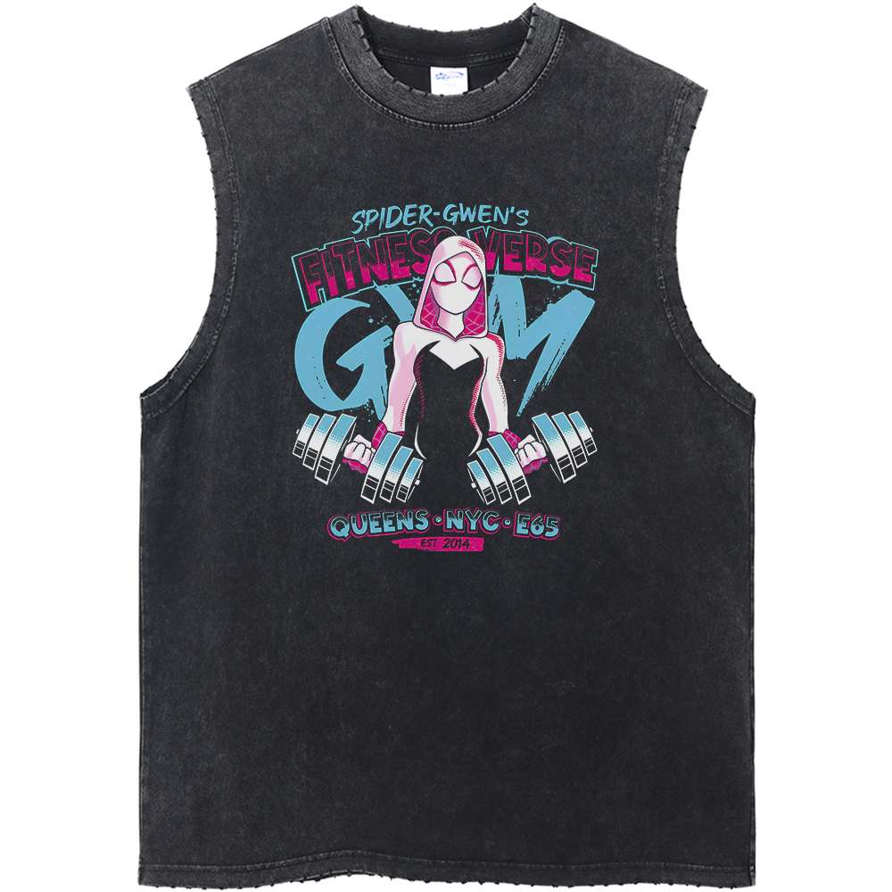 Spider-Gwen in Spider-Man Universe Marvel Comics Vintage Unisex Tank Top