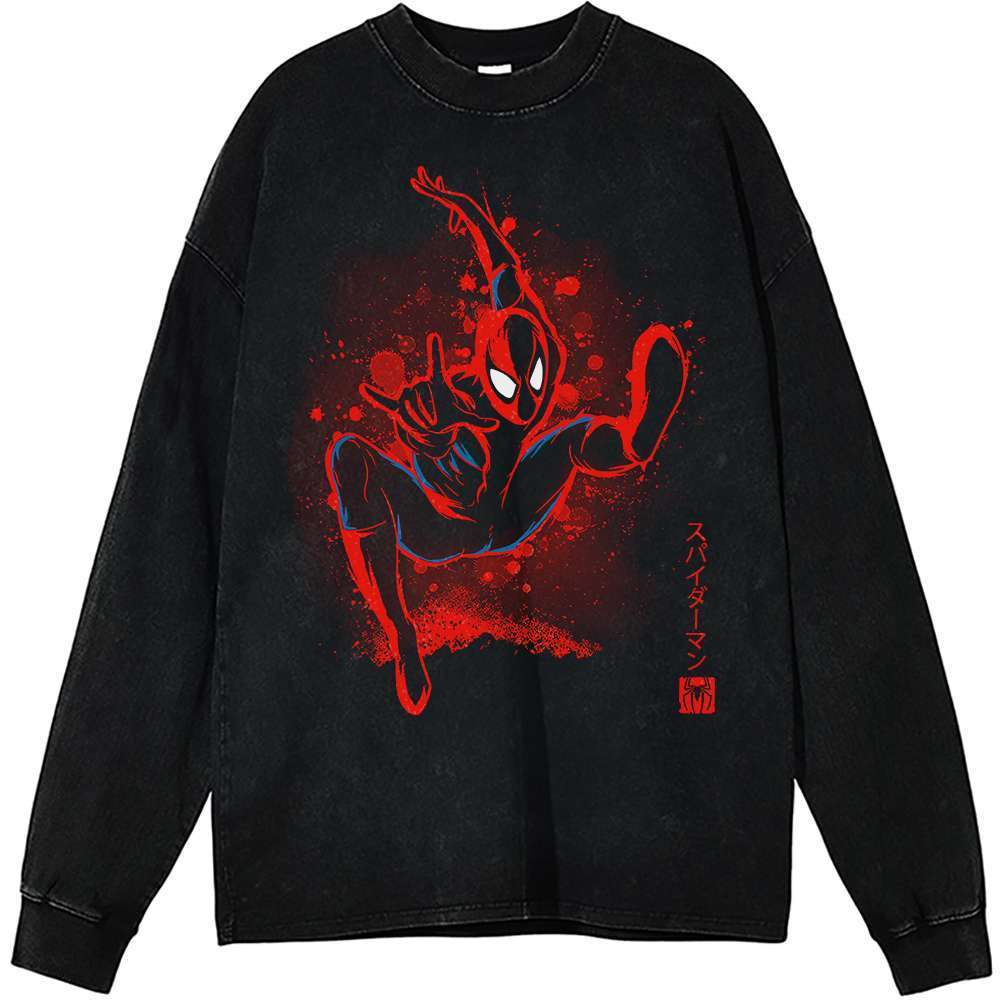 Spider-Man Long Sleeve, Marvel Comics Long Sleeve, Vintage Long Sleeve Tee