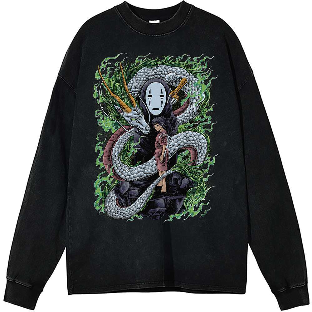 Spirited Away Long Sleeve, Studio Ghibli Long Sleeve, Anime Long Sleeve, Vintage Long Sleeve Tee