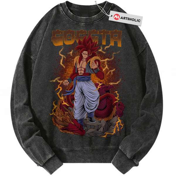 SSJ4 Vegito Sweatshirt, Dragon Ball Z Sweatshirt, DBZ Sweatshirt, Anime Sweatshirt, Vintage Sweatshirt