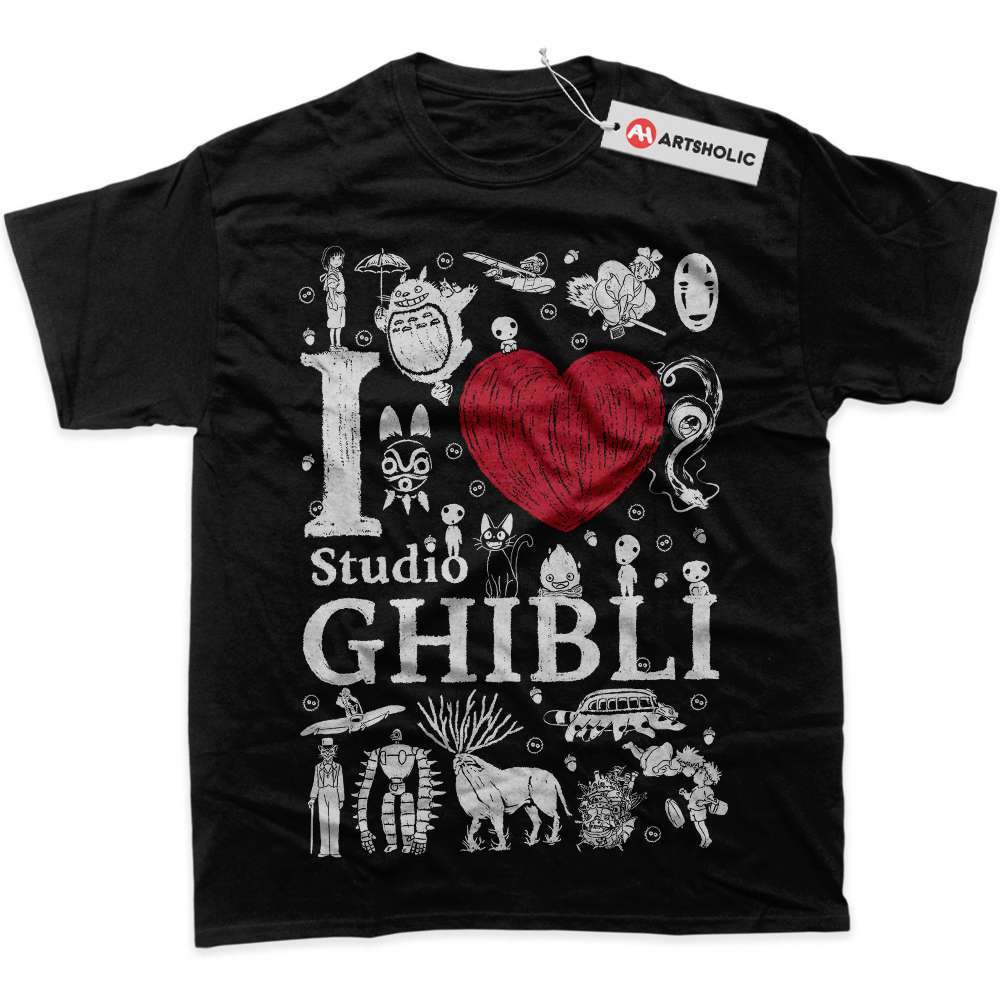 Studio Ghibli Shirt, Anime Shirt, Graphic T-Shirt