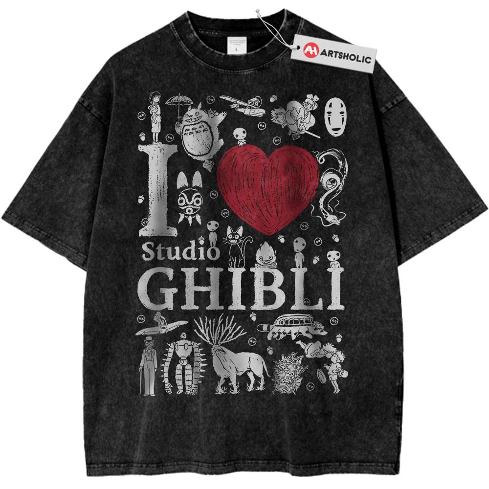 Studio Ghibli Shirt, Anime Shirt, Vintage T-Shirt