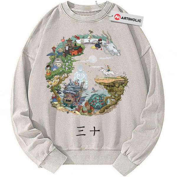 Studio Ghibli Sweatshirt, Anime Sweatshirt, Vintage Sweater