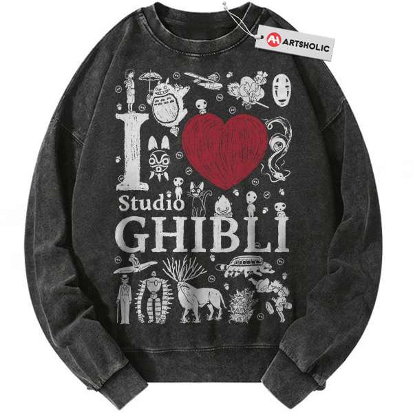 Studio Ghibli Sweatshirt, Anime Sweatshirt, Vintage Sweatshirt