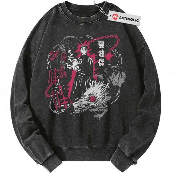 Suguru Geto Sweatshirt, Jujutsu Kaisen Sweatshirt, Anime Sweatshirt, Vintage Sweater