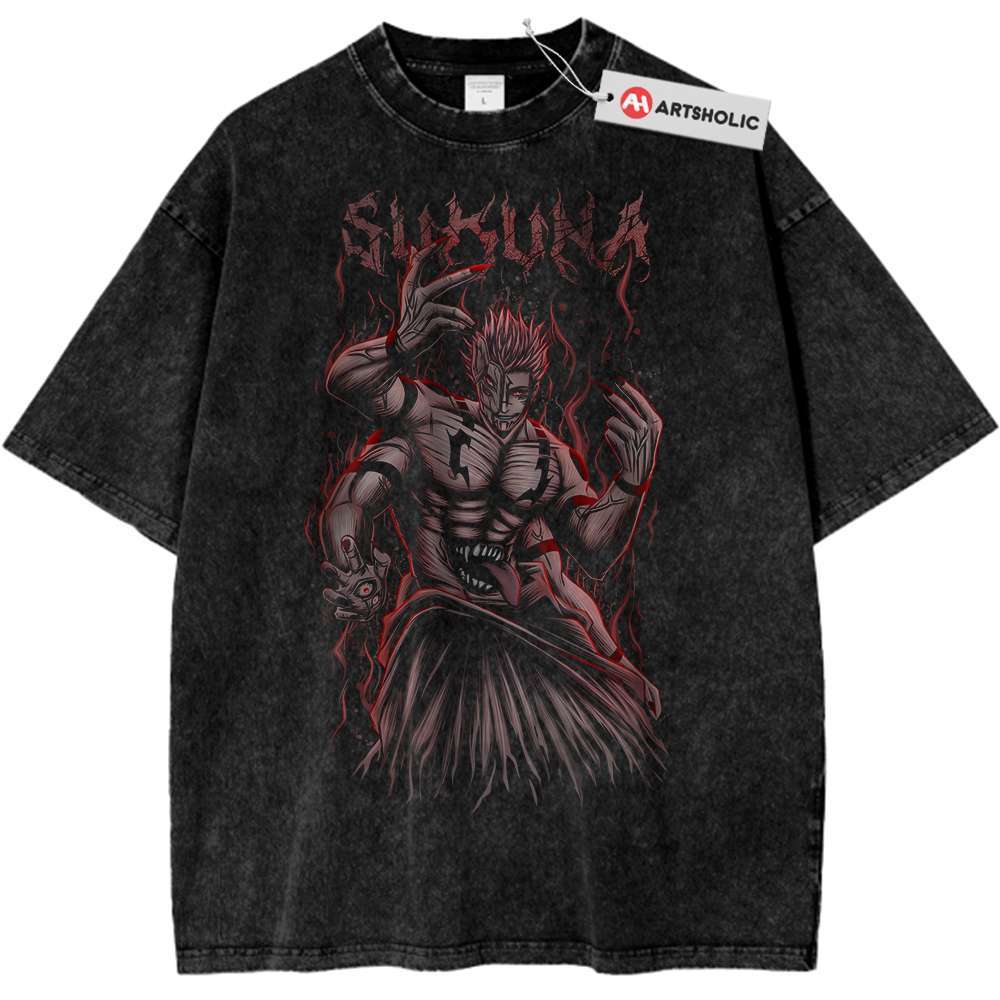 Sukuna Shirt, Jujutsu Kaisen Shirt, Anime Shirt, Vintage T-Shirt