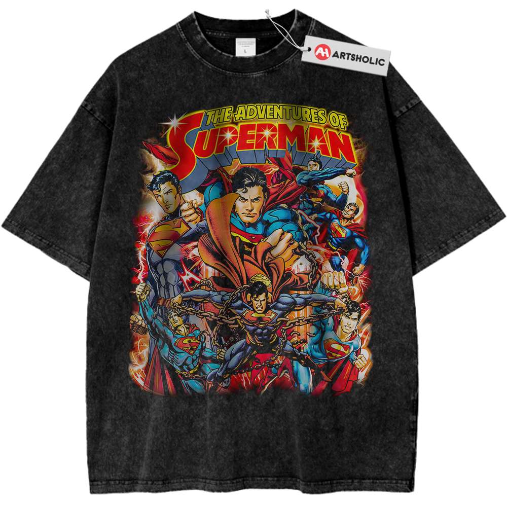 Superman Shirt, DC Comics Shirt, Vintage T-Shirt