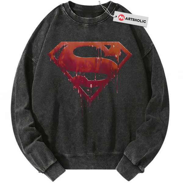 Superman Sweatshirt, DC Comics Sweatshirt, Vintage Sweater