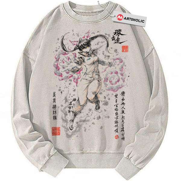 Tamaki Kotatsu Sweatshirt, Fire Force Sweatshirt, Anime Sweatshirt, Vintage Sweater