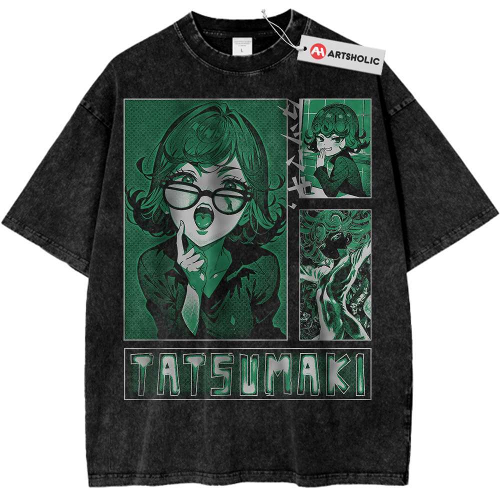 Tatsumaki Shirt, One Punch Man Shirt, Anime Shirt, Vintage Tee