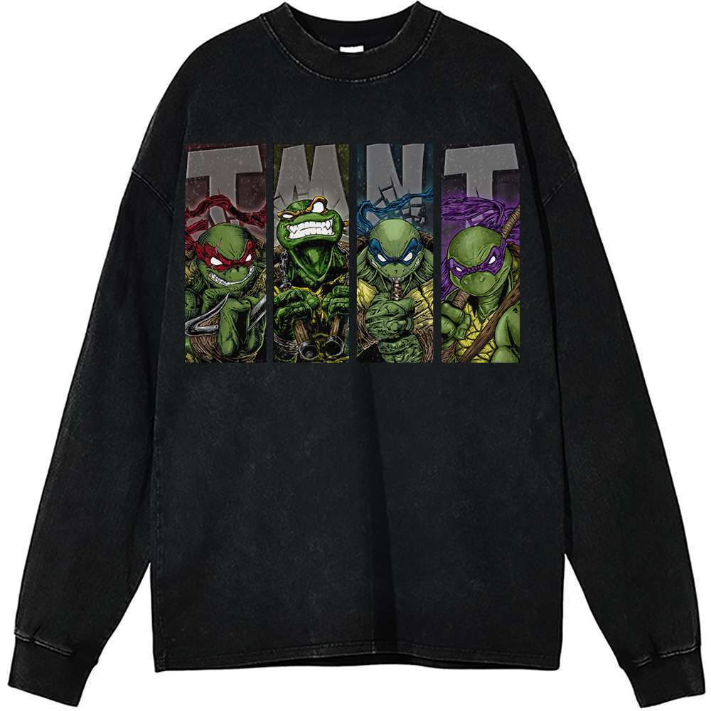 Teenage Mutant Ninja Turtles Long Sleeve, TMNT Long Sleeve, Animated Long Sleeve, Vintage Long Sleeve Tee