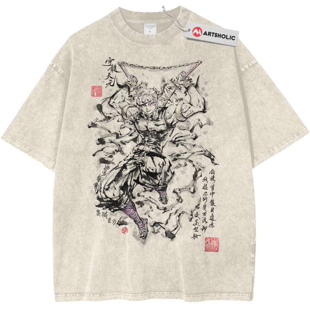 Tengen Uzui Shirt, Demon Slayer Shirt, Anime Shirt, Vintage T-Shirt