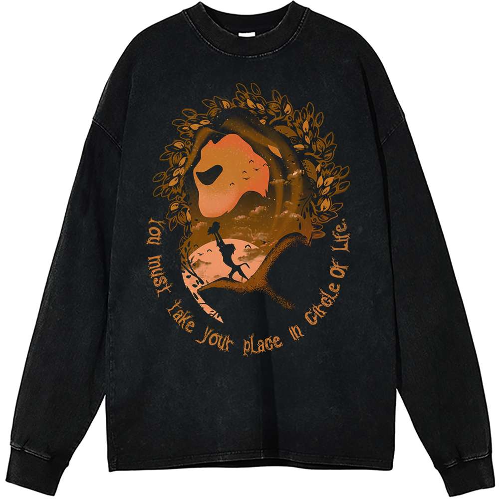 The Lion King Long Sleeve, Disney Long Sleeve, Animated Long Sleeve, Vintage Long Sleeve Tee