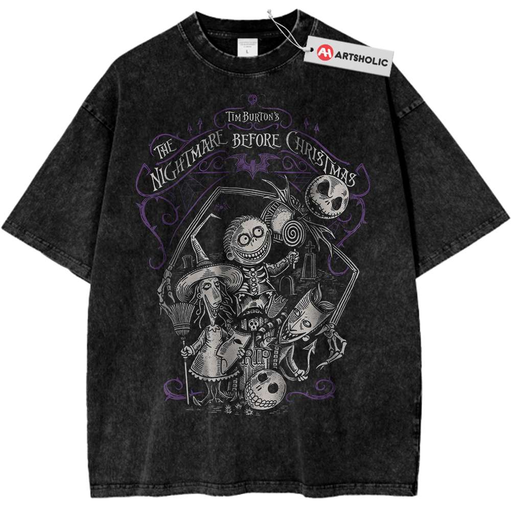 The Nightmare Before Christmas Shirt, Animated Shirt, Vintage T-Shirt