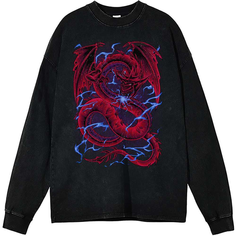 The Sky Dragon of Osiris Long Sleeve, Anime Long Sleeve, Vintage Long Sleeve Tee