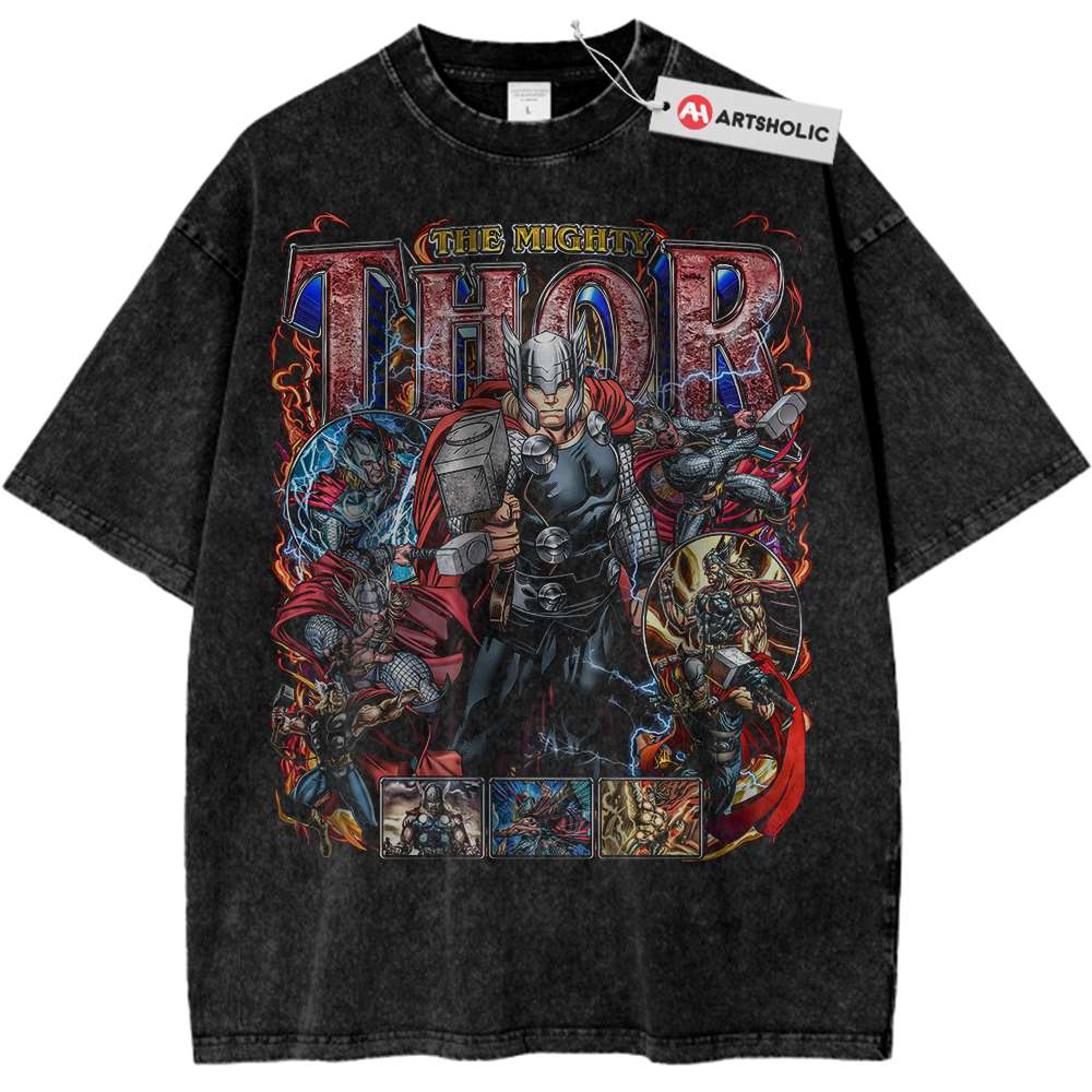 Thor Shirt, Marvel Comics Shirt, Vintage Tee