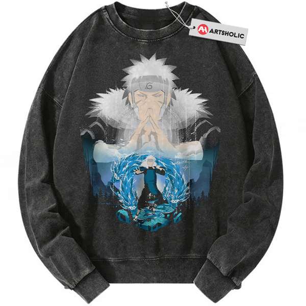 Tobirama Senju Sweatshirt, Naruto Sweatshirt, Anime Sweatshirt, Vintage Sweater