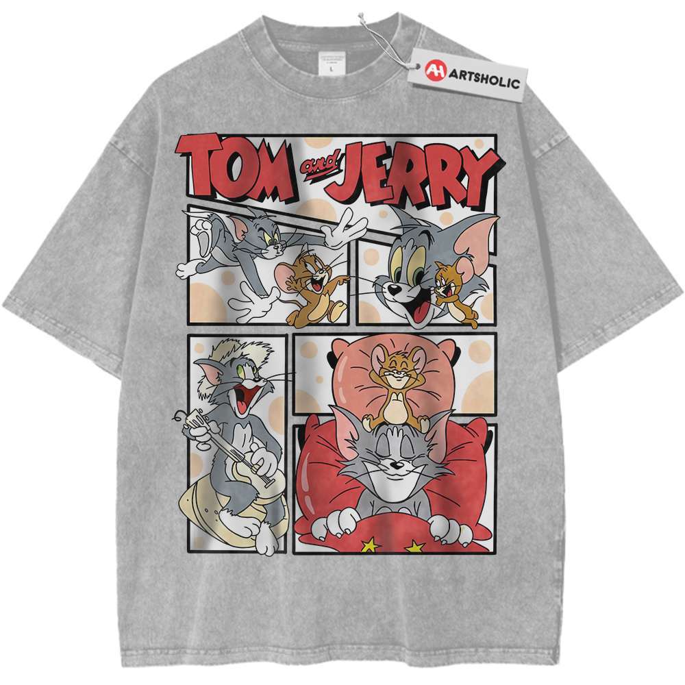 Tom and Jerry Shirt, Animated Shirt, Vintage Tee