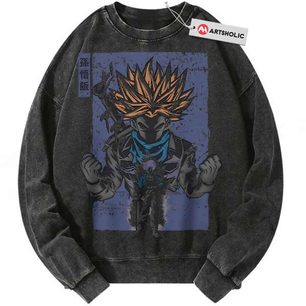 Trunks Sweatshirt, Dragon Ball Z Sweatshirt, DBZ Sweatshirt, Anime Sweatshirt, Vintage Sweatshirt