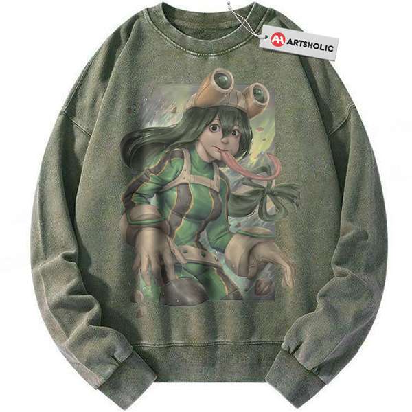 Tsuyu Asui Sweatshirt, My Hero Academia Sweatshirt, MHA Sweatshirt, Anime Sweatshirt, Vintage Sweater