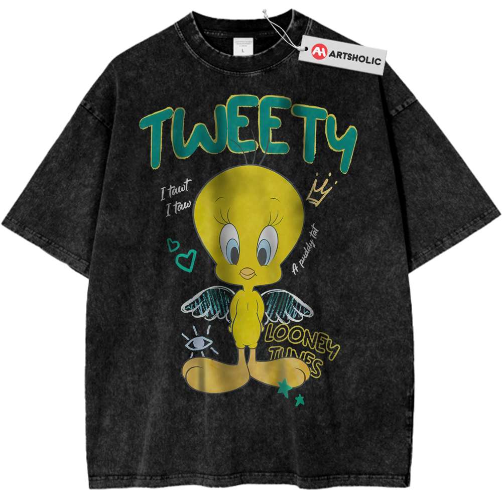 Tweety Shirt, Looney Tunes Shirt, Cartoon Shirt, Vintage T-Shirt