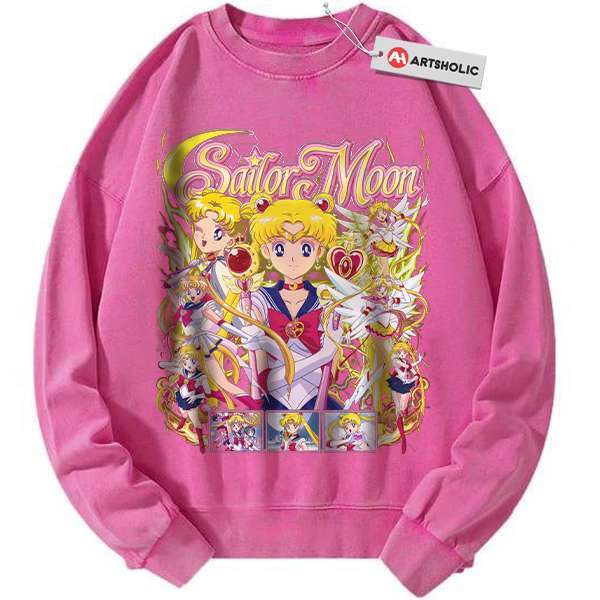 Usagi Tsukino Sweatshirt, Sailor Moon Sweatshirt, Anime Sweatshirt, Vintage Sweater