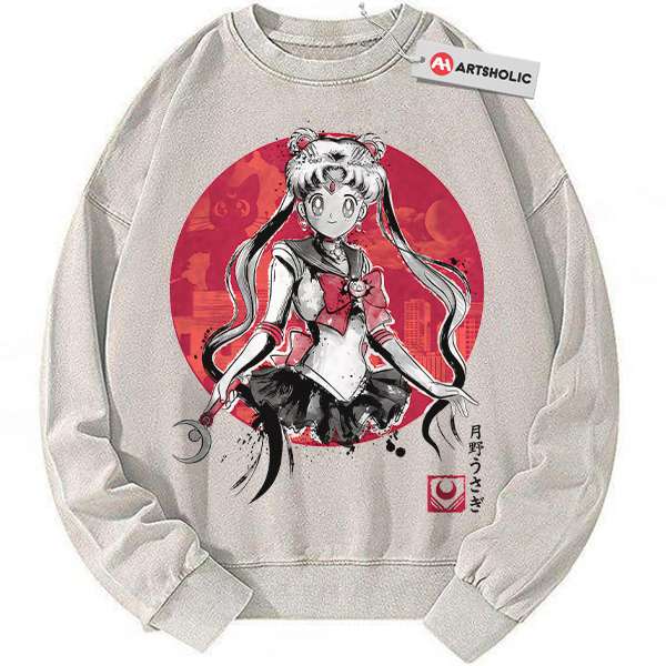 Usagi Tsukino Sweatshirt, Sailor Moon Sweatshirt, Anime Sweatshirt, Vintage Sweater