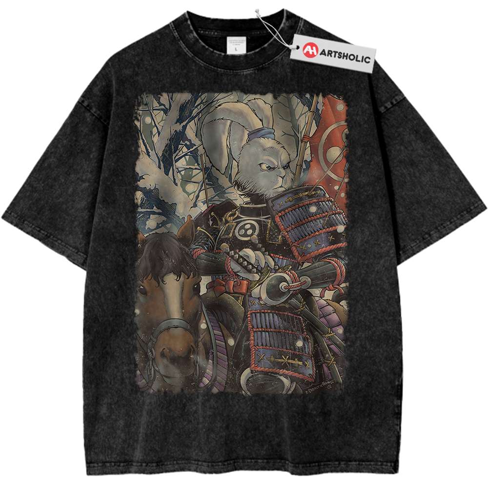 Usagi Yojimbo Shirt, Animated Shirt, Vintage Tee