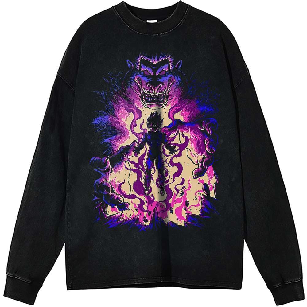 Vegeta Long Sleeve, Dragon Ball Z Long Sleeve, Anime Long Sleeve, Vintage Long Sleeve Tee