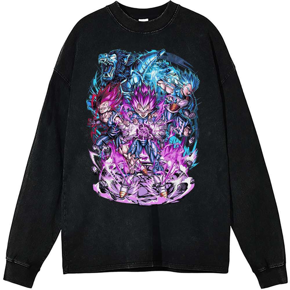 Vegeta Long Sleeve, Dragon Ball Z Long Sleeve, Anime Long Sleeve, Vintage Long Sleeve Tee