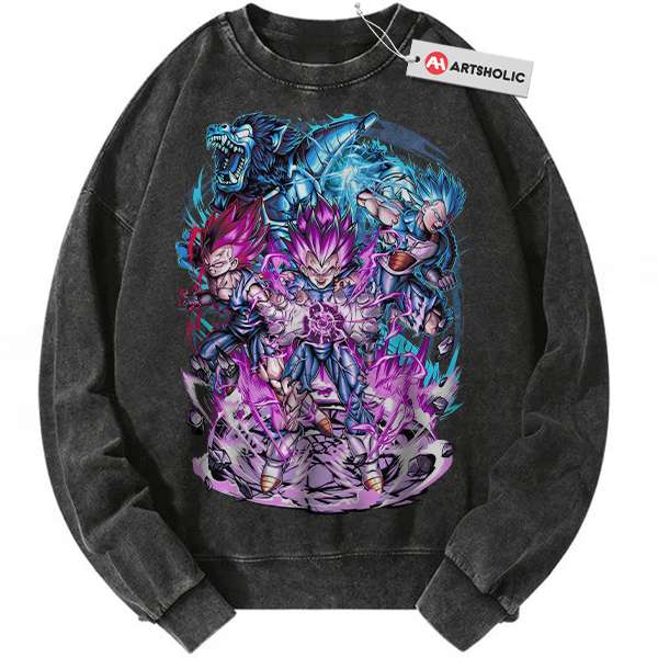 Vegeta Sweatshirt, Dragon Ball Z Sweatshirt, DBZ Sweatshirt, Anime Sweatshirt, Vintage Sweater