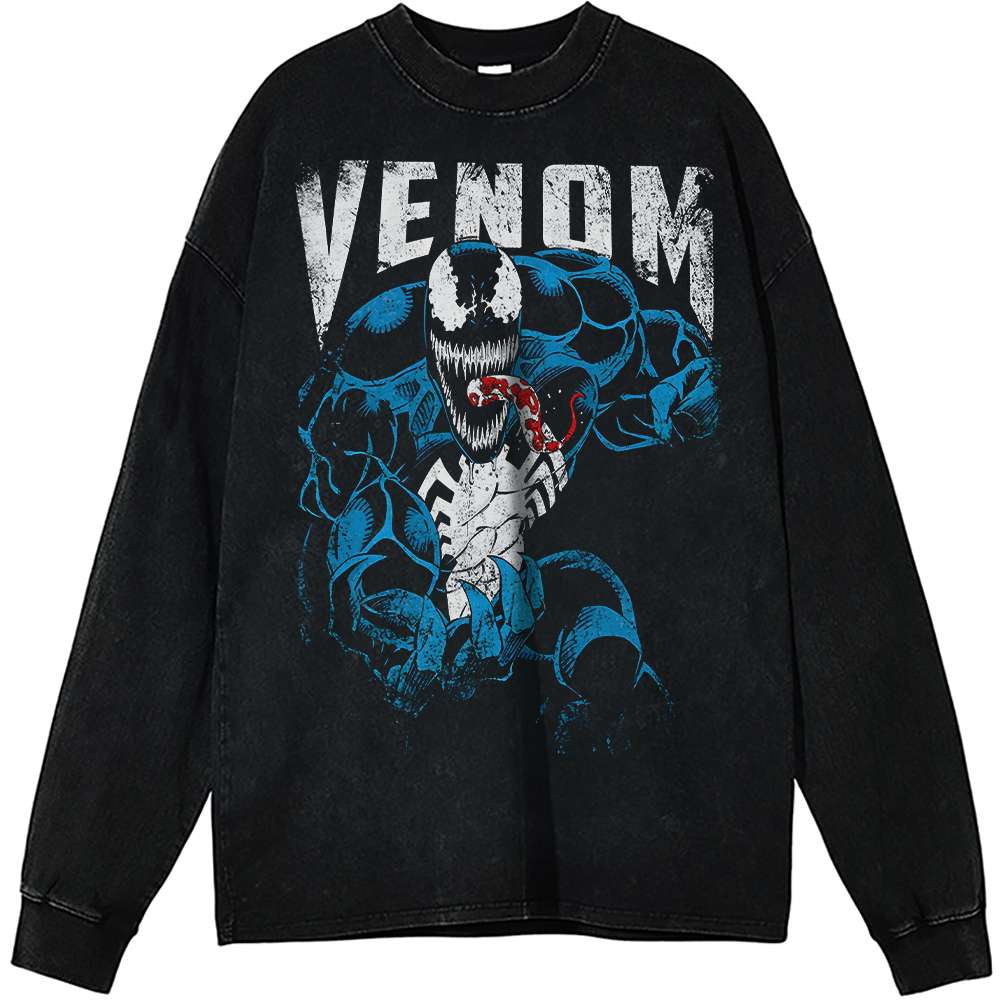 Venom Long Sleeve, Marvel Comics Long Sleeve, Vintage Long Sleeve Tee