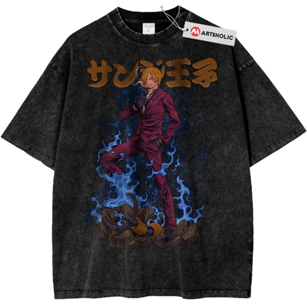 Vinsmoke Sanji Shirt, One Piece Shirt, Anime Shirt, Vintage T-Shirt