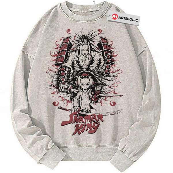 Yoh Asakura Sweatshirt, Amidamaru Sweatshirt, Shaman King Sweatshirt, Anime Sweatshirt, Vintage Sweater