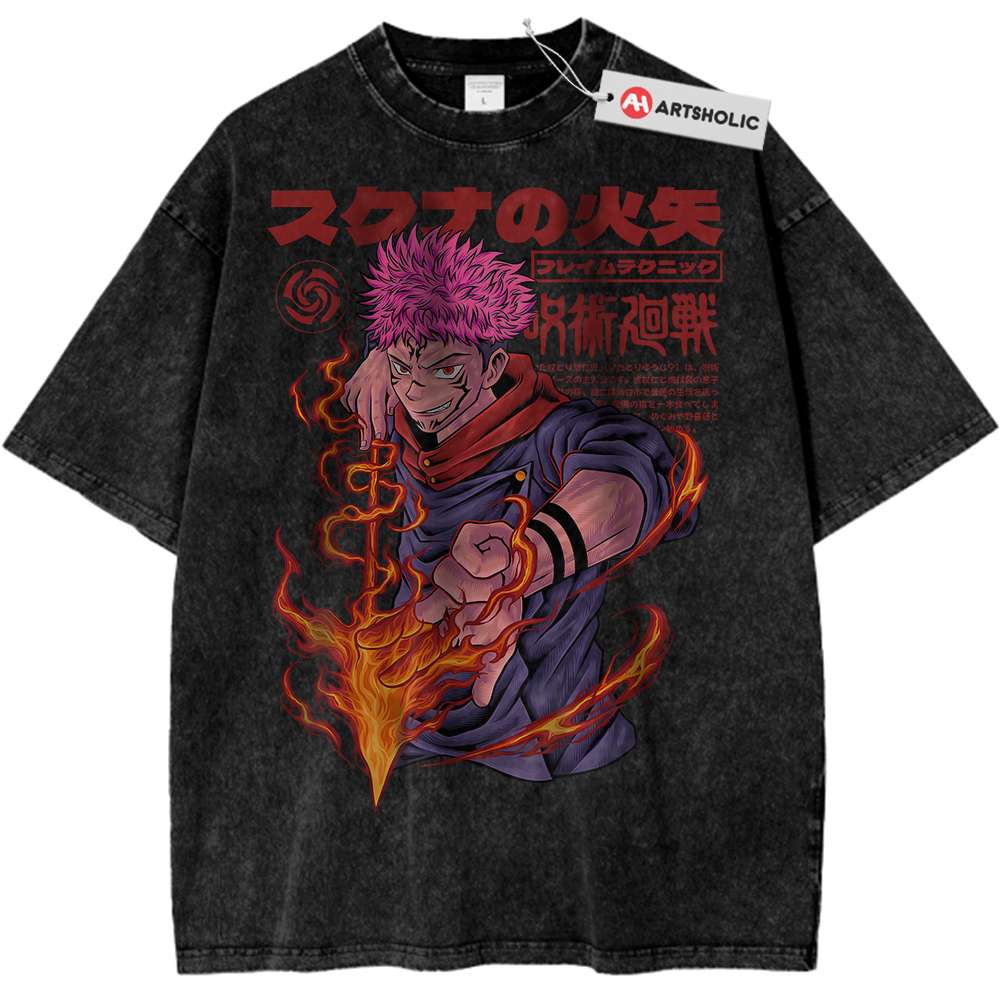 Yuji Itadori Shirt, Jujutsu Kaisen Shirt, Anime Shirt, Vintage Tee