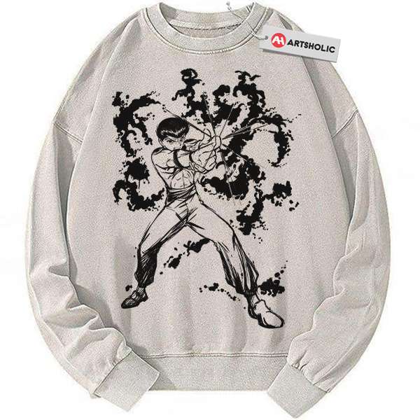 Yusuke Urameshi Sweatshirt, YuYu Hakusho Sweatshirt, Anime Sweatshirt, Vintage Sweater