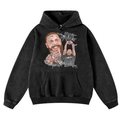 Post Malone, Rapper Vintage Hoodie, Vintage Hoodie